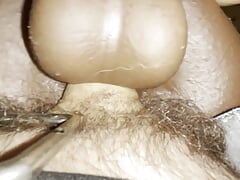 Black balls anal fuck in the ass