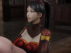 Lian Shi Gets Cum To the Face During a Tit Job