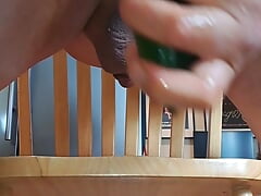 Ass play with a sguash