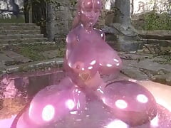 Goo Monster Girl Bounces Her Big Tits