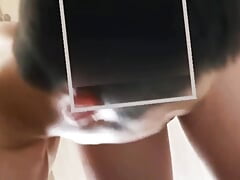Gay Asian boy gives young twink blowjob blowjob doggy style without condom cum