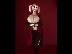 Harley Quinn Is Boosted Her Boobies With Mutagens, Now She's Horny Walking To You