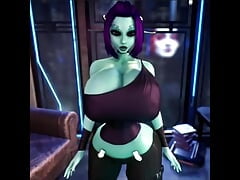 Horny Dark Elve Posing For Camera