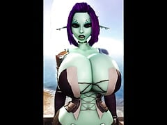 Horny Dark Elve Posing For Ya