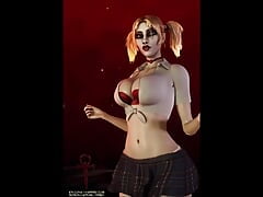 Horny Harley Quinn Dancing For Joker