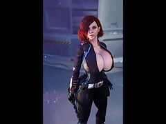 Horny Redhead Stares On Hulks Huge Badadong