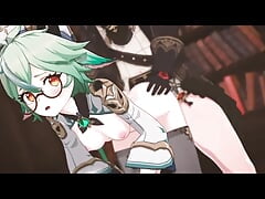 Genshin Waifu Getting Fucked From Behind