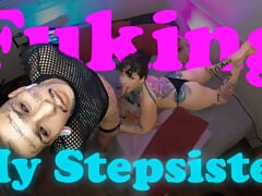 I fuck my stepsister's ass until it's full of cum