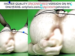 EDGEWORTH JOHNSTONE censored closeup hd anal dildo on trans gay sissy femboy