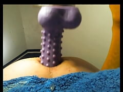 The 22 cm in my Ass again. (Fucking Machine)