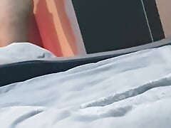 Step mom naked with tattoo goes into step son bed