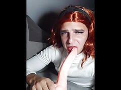 Cumshot on body after ass fuck by teen Luna Green