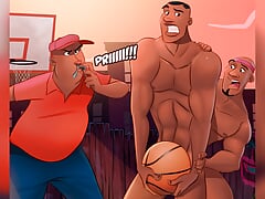 Astros do Basquete - Orgia no banheiro depois do treino