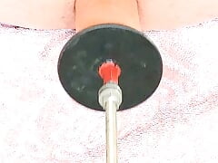 Closeup machine ass fuck