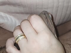 Step mom handjob treat on step son birthday