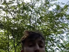 Step brother lets me fill his hole after school at forest
