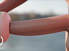 Forged3DX Hard anal sex delicious tasty big ass riding huge cock sweet intense pleasure mouth thirsty for semen sweet intense