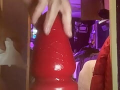 Deep stretch  huge plug