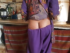 First Time Painfull Anal Sex In Kitchen with Hot Aunty