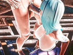 Morrigan Aensland in the Electron Temple (Part 3) Animation