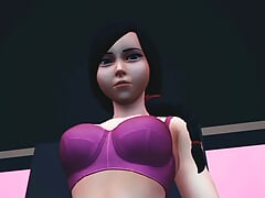 Custom Female 3D : Gameplay Episode-03 - Pink Panty And Bra Showing With Indian Sexy Woman Full Hd Video