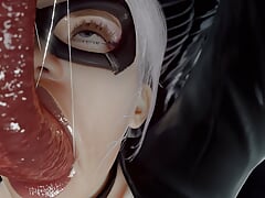 X3D Intense anal sex delicious tasty big ass swallowing huge sweet cock anus gaping hard fuck intense sex buttocks thirsty