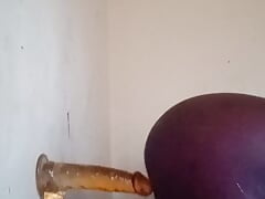 Slow toying my ass thinking about your cock in me...