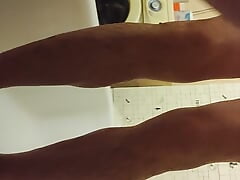 Fucking myself with a carrot and two cucumbers