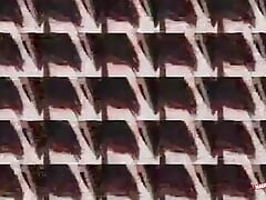 With anal in mind the ebony milf seduces him into fucking by the outdoor pool
