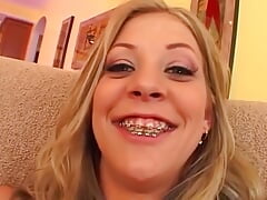 Beautiful Sammy Cruz Gives a Perfect Blowjob and Then Anal Fucked on the Bed