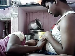 Indian wife kissing ass lips an