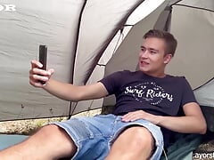 Horny Wanker Gets Offered a Cute Arse to Fuck Instead!