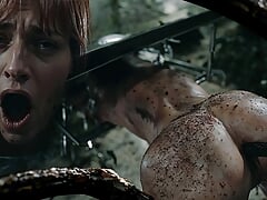 Dolly Dyson in plant infested hospital - Zombie plants take control of her and creampie her ass