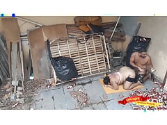 Hot chubby girl gave her ass to her brother-in-law in the abandoned house