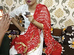 A man fucked a desi housewife infront of her husband