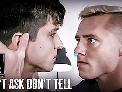 Military Jock Accepts Sexuality & Has Intense First Gay Experience with Bunkmate