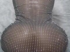 vivi shakes her ass in sparkly dress