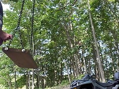 Finding that secret spot in the woods for Dad and Son to fuck