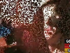 Gangbanged German amateur gay fucked and assfisted in sling