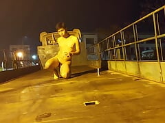 Dancing naked in a truck and stuffing toys into the back hole (Part 1)