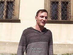 It's His First Time In The City And He Meets This Rich Guy Who Is Willing To Give Him Cash To Be Fucked By Him - BIGSTR