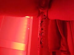 Krystall Cox using a basseball bat to strech her ass pussy