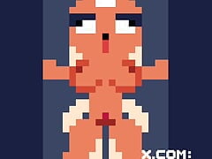 Alien Dragon Girl with Horn