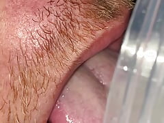 Cum swallowing and CIM play compilation 2 + bonus clip with The Grip 144 plug(11.7cm thick)