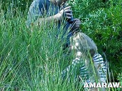 Sliding a big cock deep in Shana Spirit's anal hole with